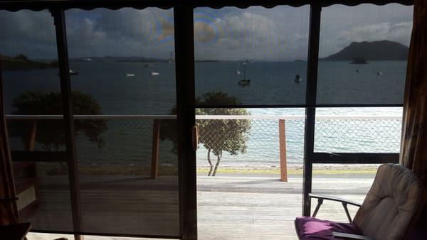 Beach house sunscreen roller shades for sun and UV protection